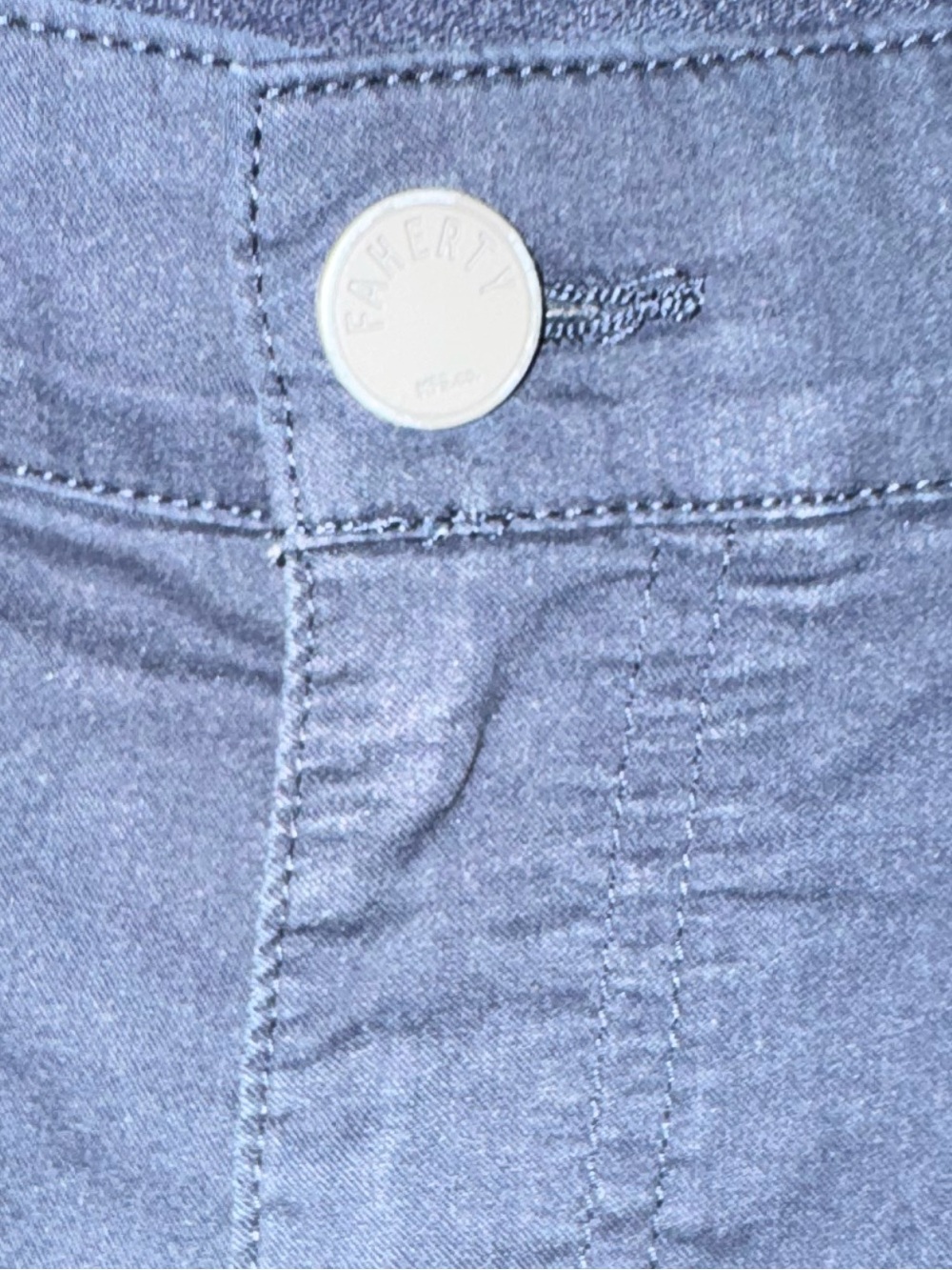 Faherty The Movement 5 Pocket Stretch Chino Pants Navy Men's size 35x30 - Picture 3 of 8